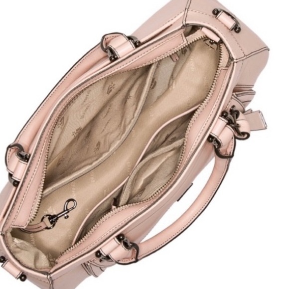 😎 BRAHMIN Raelynn Blossom Pink Galveston Satchel NWT $345 - Picture 5 of 13